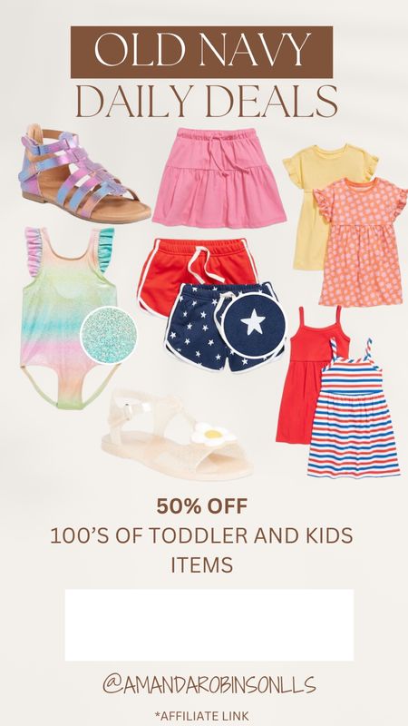 Old Navy daily deals
50% off hundreds of kids and toddler items

#LTKKids #LTKSaleAlert