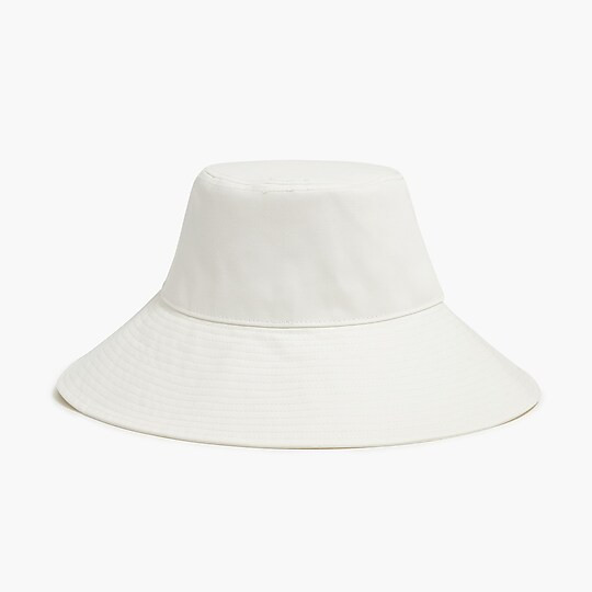 Wide-brim bucket hat | J.Crew Factory