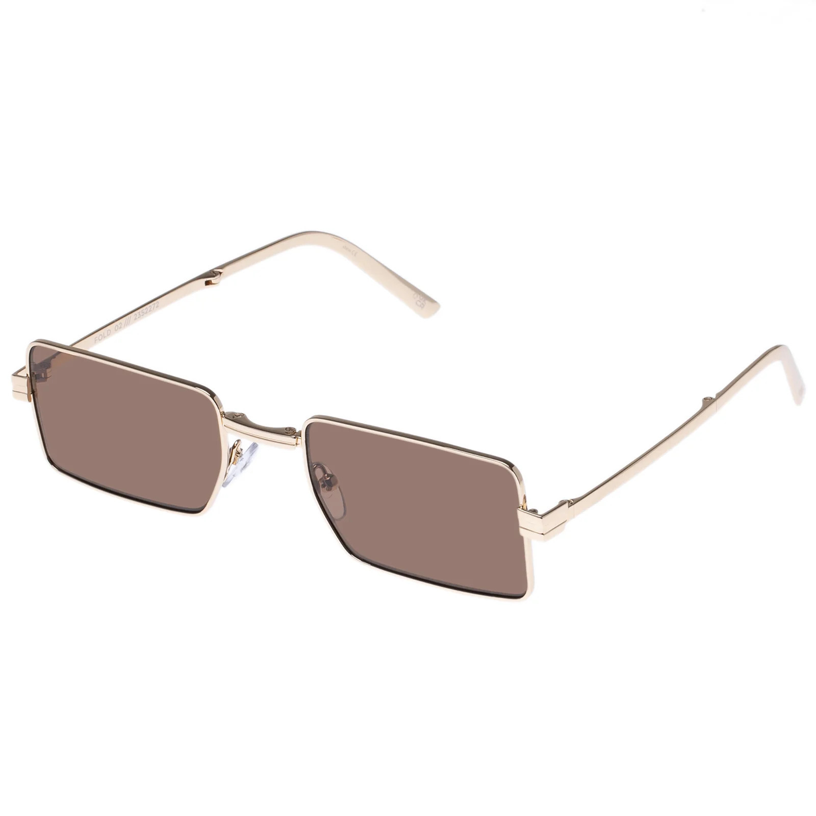 FOLD 02 | BRIGHT GOLD TEAK MONO | Le Specs (Australia)