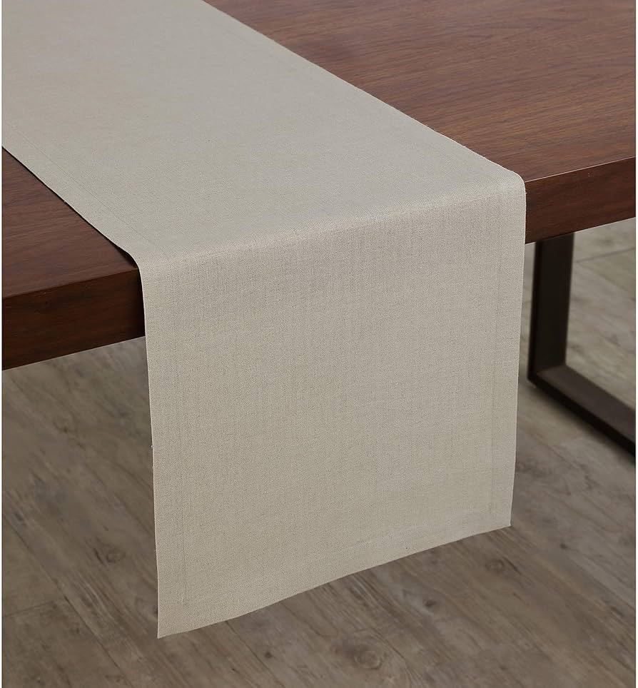 Solino Home Linen Natural Table Runner 108 Inches Long – 100% Pure Linen Table Runner 14 x 108 ... | Amazon (US)