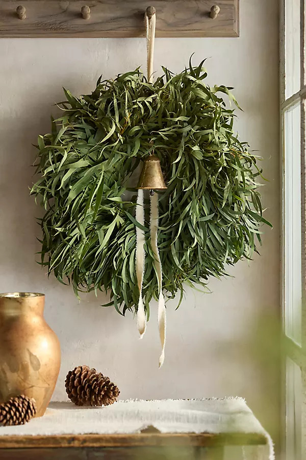 Fresh Eucalyptus Wreath in Green, Size: 20" at Terrain | Terrain