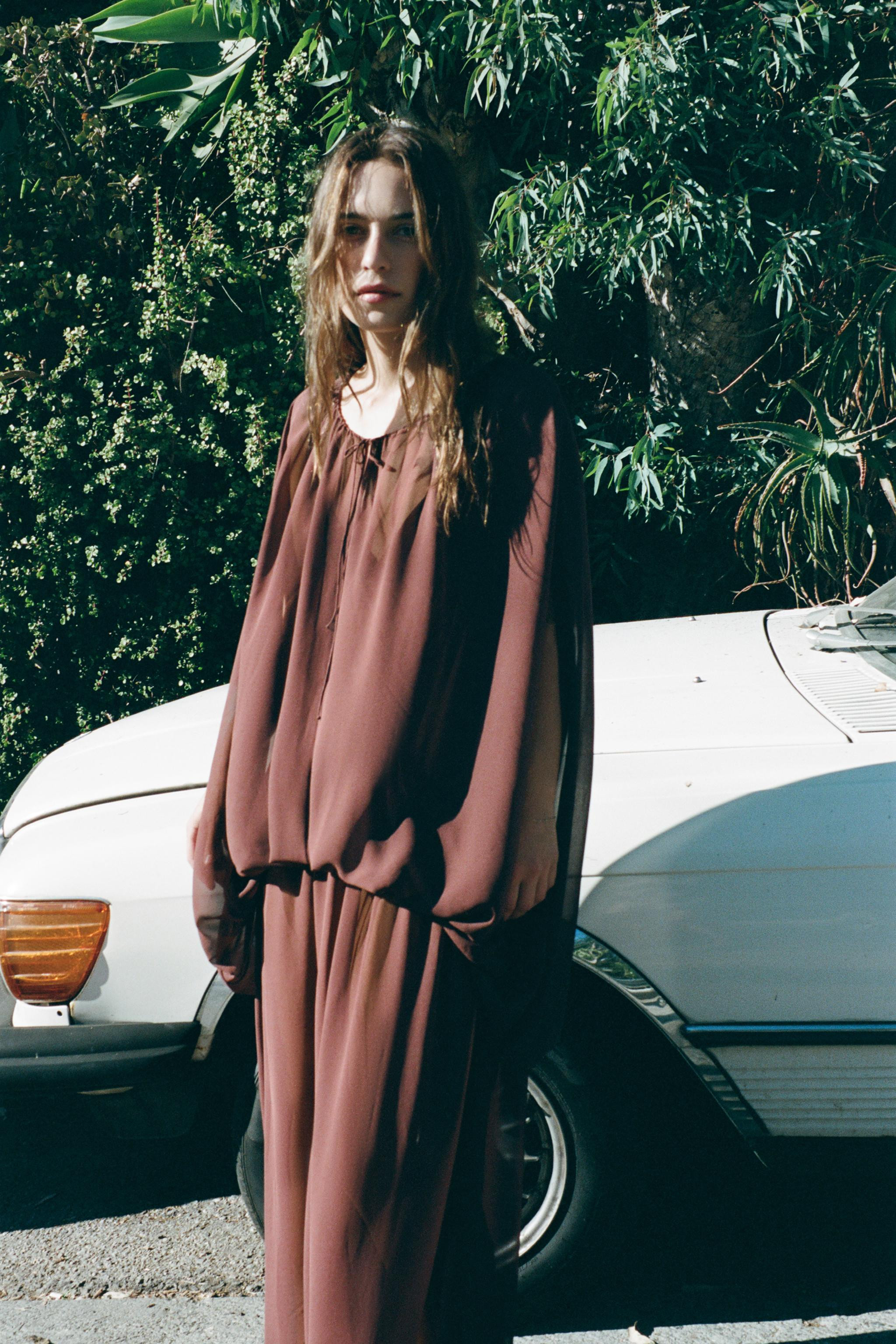 FLOWY LONG DRESS | Zara US