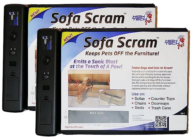 Sofa Scram Sonic Deterrent/Repellent for Dogs and Cats (2 Pack) | Amazon (US)