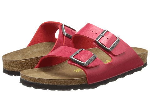 Birkenstock Arizona Birko Flor (Tango Red Birko-Flor   ) Women's Sandals | 6pm