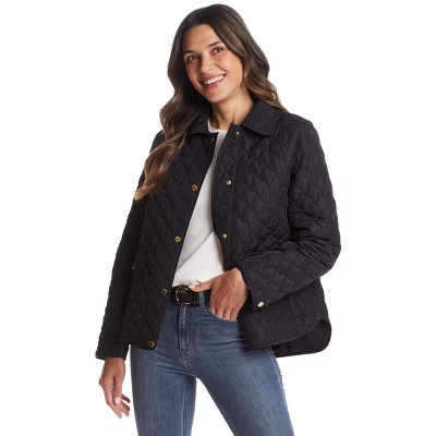 MODERN QUILTED BARN JACKET Black Small | Target