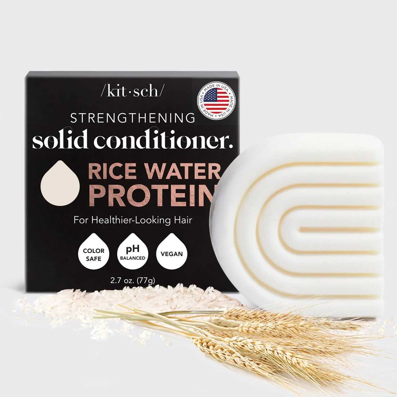 Rice Water Conditioner Bar for Hair Growth | Kitsch