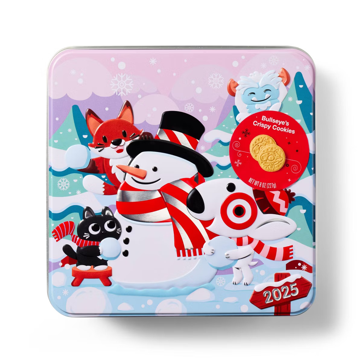 Christmas Bullseye's Sugar Cookies 2025 Collectible Tin - 8oz - Favorite Day™ | Target