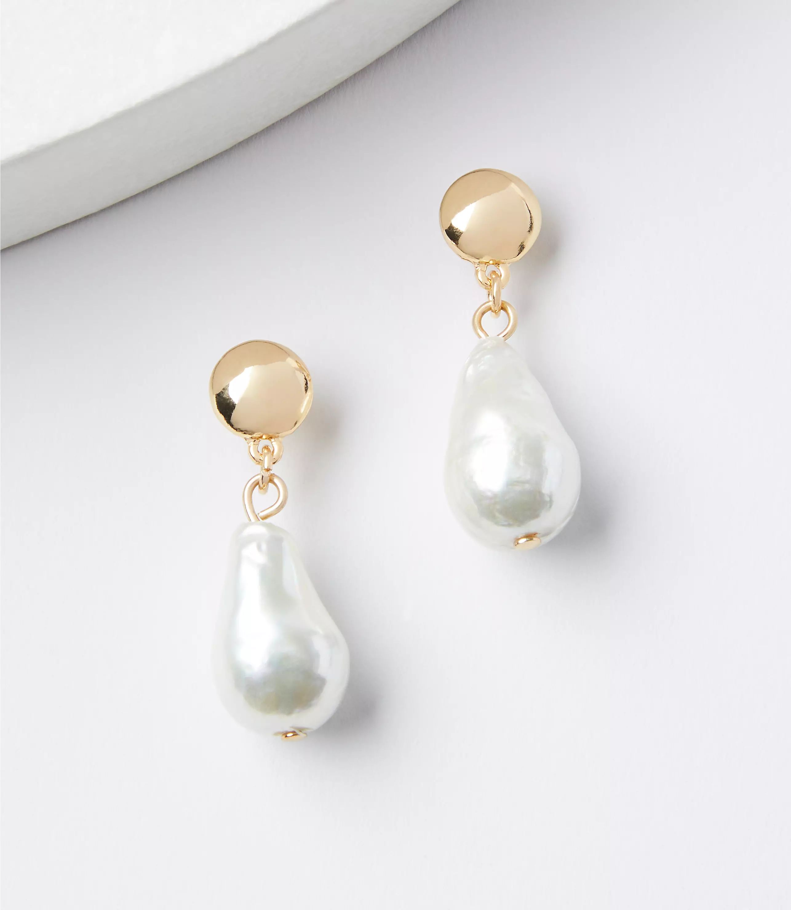 Freshwater Pearl Drop Earrings | LOFT