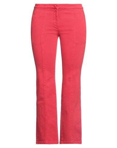 N°21 Woman Jeans Red Size 8 Cotton, Elastane | YOOX (US)