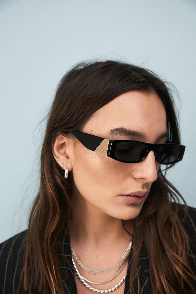UO – Breite, rechteckige Sonnenbrille „Laura“ | Urban Outfitters (EU)