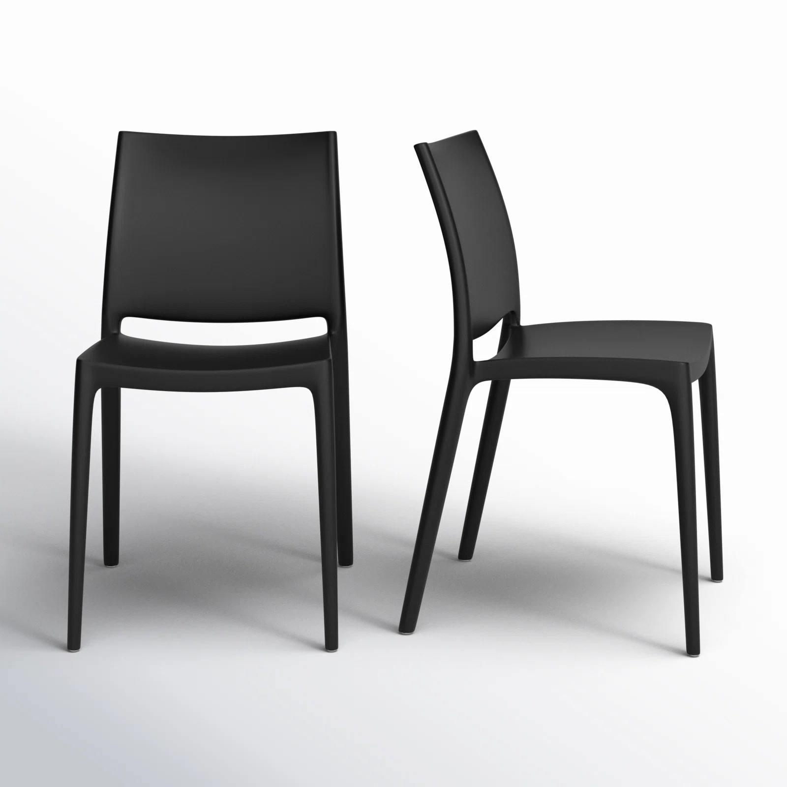 AllModern Burt Stacking Patio Dining Side Chair & Reviews | Wayfair | Wayfair North America