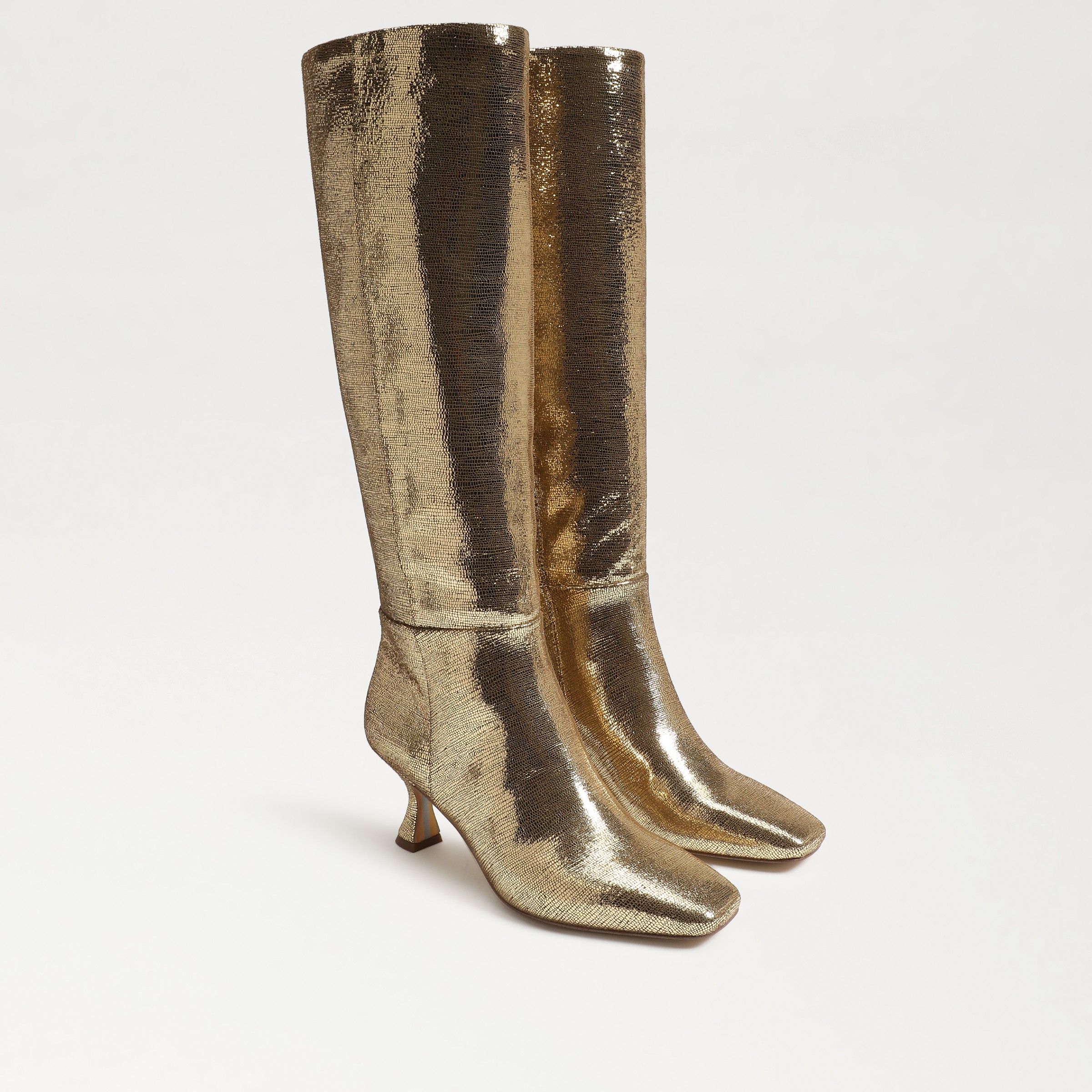 Sam Edelman Leigh Knee High Tall Boot Gold Mine 10.0 | Sam Edelman