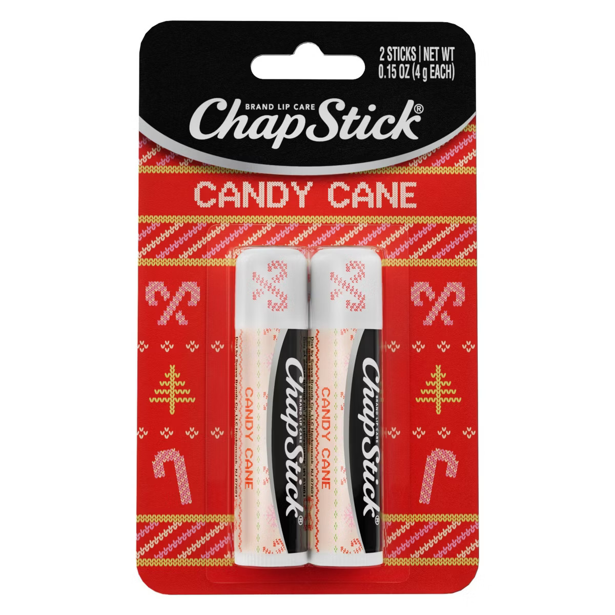 Chapstick Holiday Lip Balm - Candy Cane - 0.15oz/2ct | Target