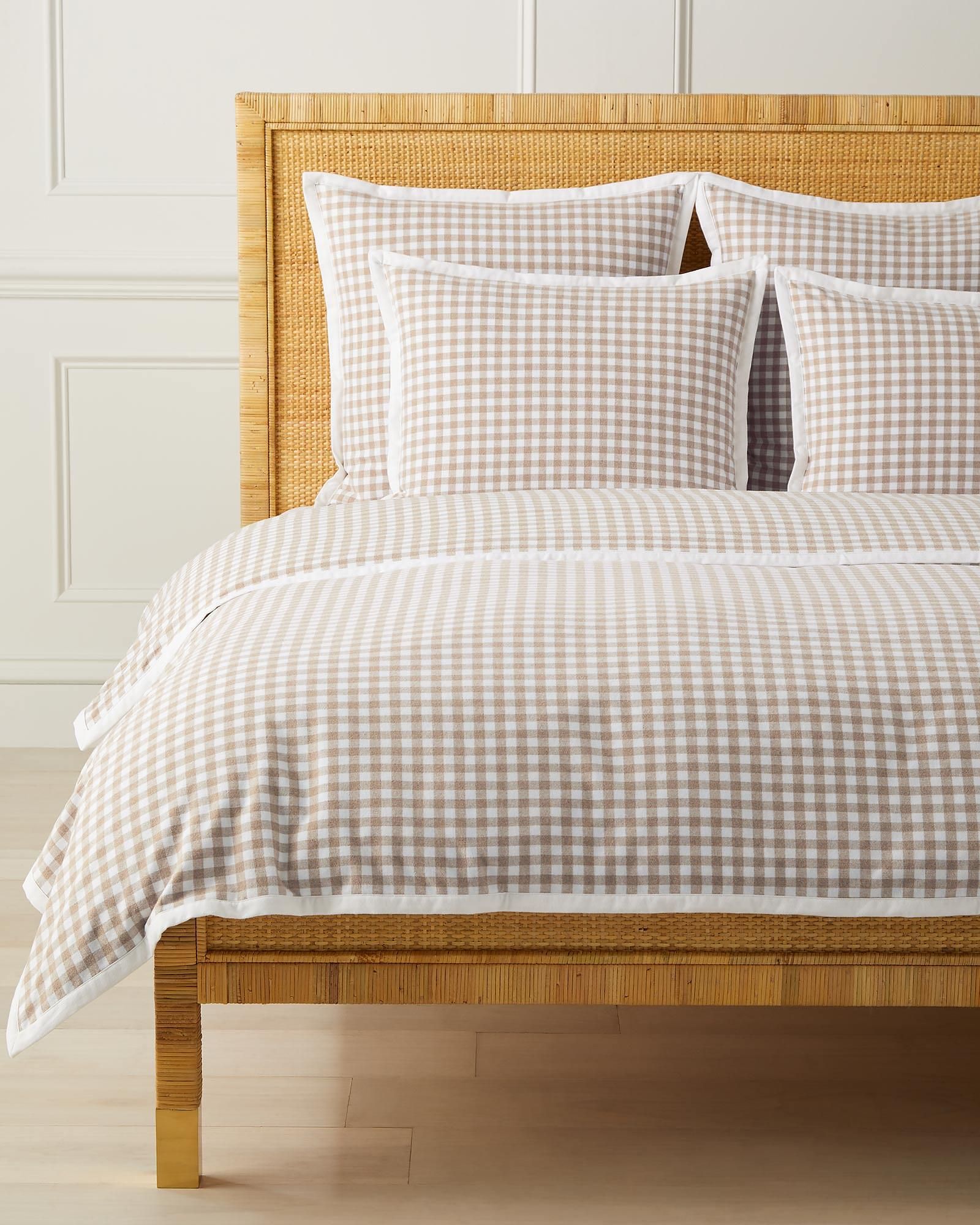 Belvedere  Flannel Duvet Cover | Serena and Lily