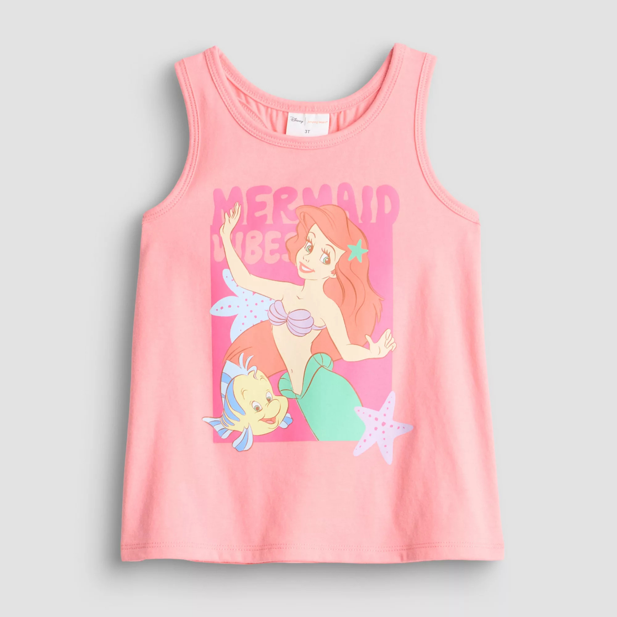 Baby & Toddler Girl Jumping Beans\u00ae Disney's The Little Mermaid Ariel Racer Back Tank Top | Kohl's