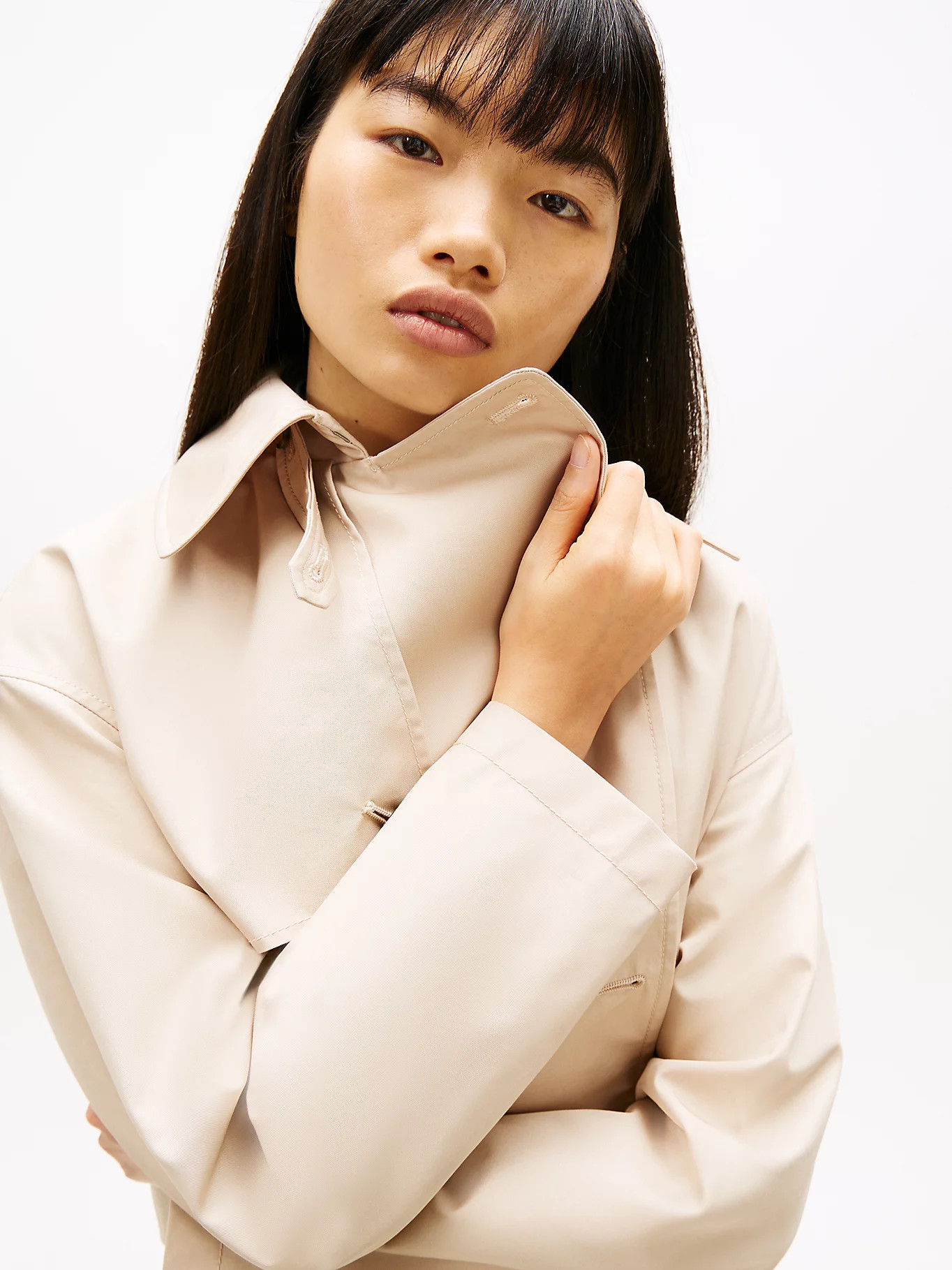 Water Repellent Relaxed Short Trench Coat | Tommy Hilfiger UK