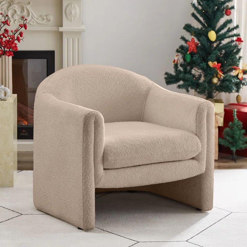 31.2" Upholstered Nordic-style Accent Chair | Wayfair North America