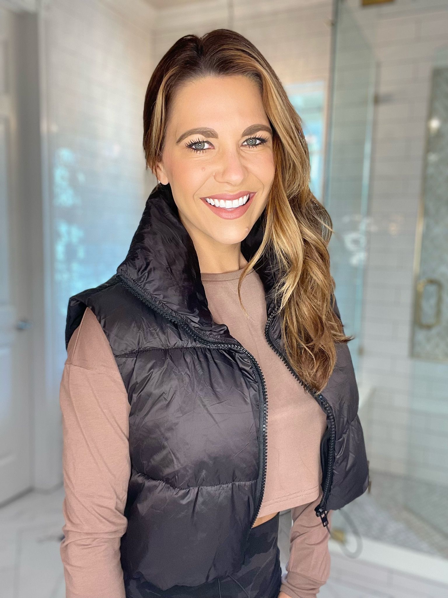 The cutest cropped puffer vest!! Runs TTS

#LTKfit #LTKSeasonal #LTKstyletip