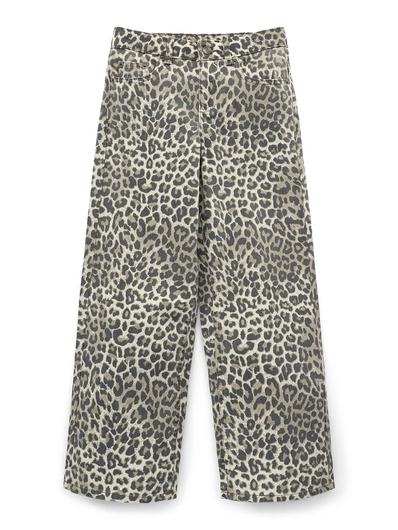 Weekend Academy Girls Baggy Straight Jeans, Sizes 5-18 | Walmart (US)