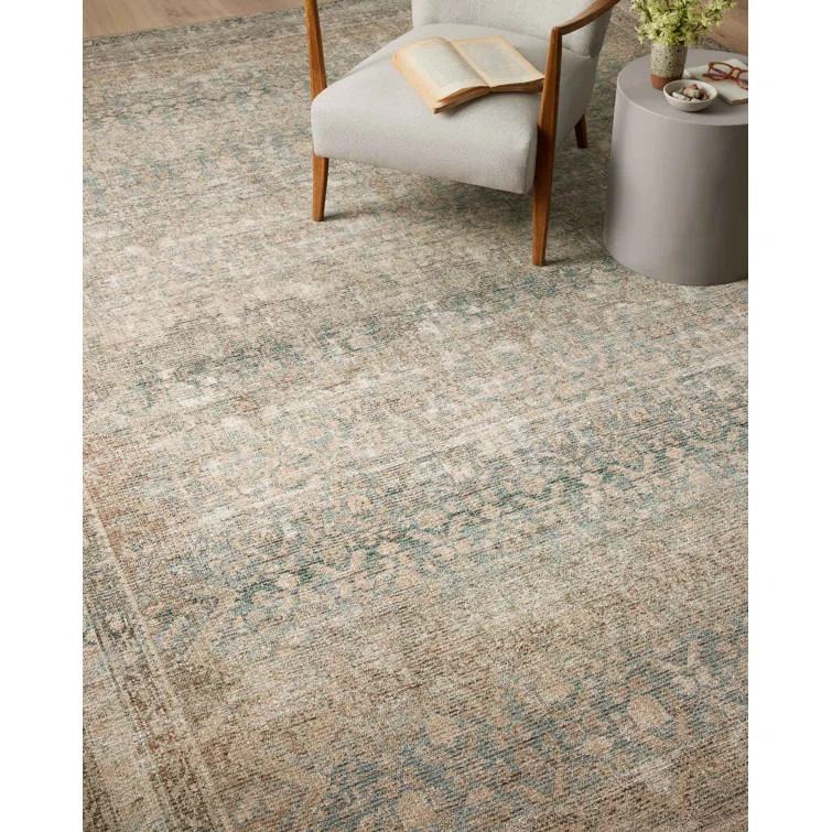 Angela Rose x Loloi Aubrey Jade / Natural Area Rug | Wayfair North America