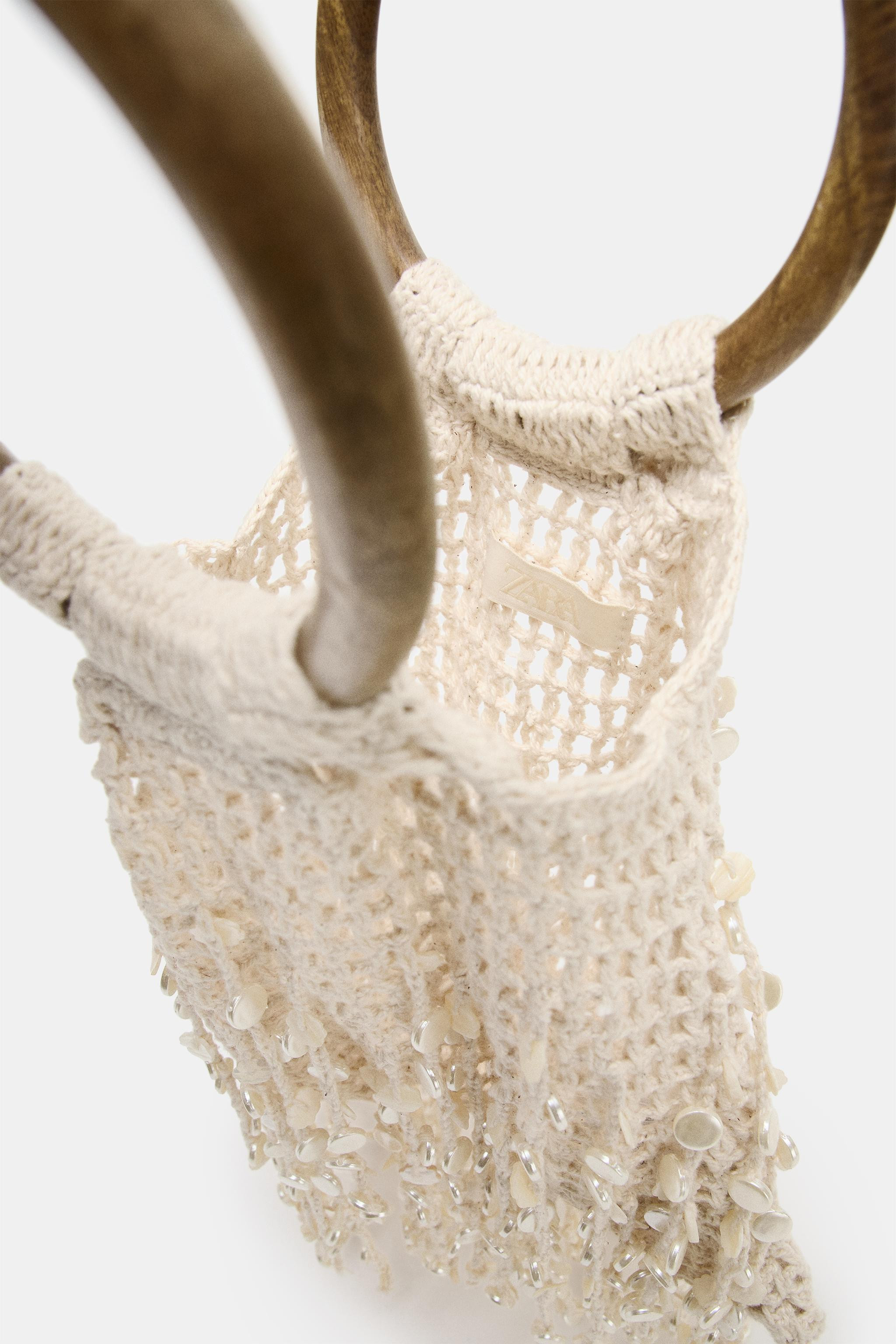 BEADED BUCKET BAG | Zara UK