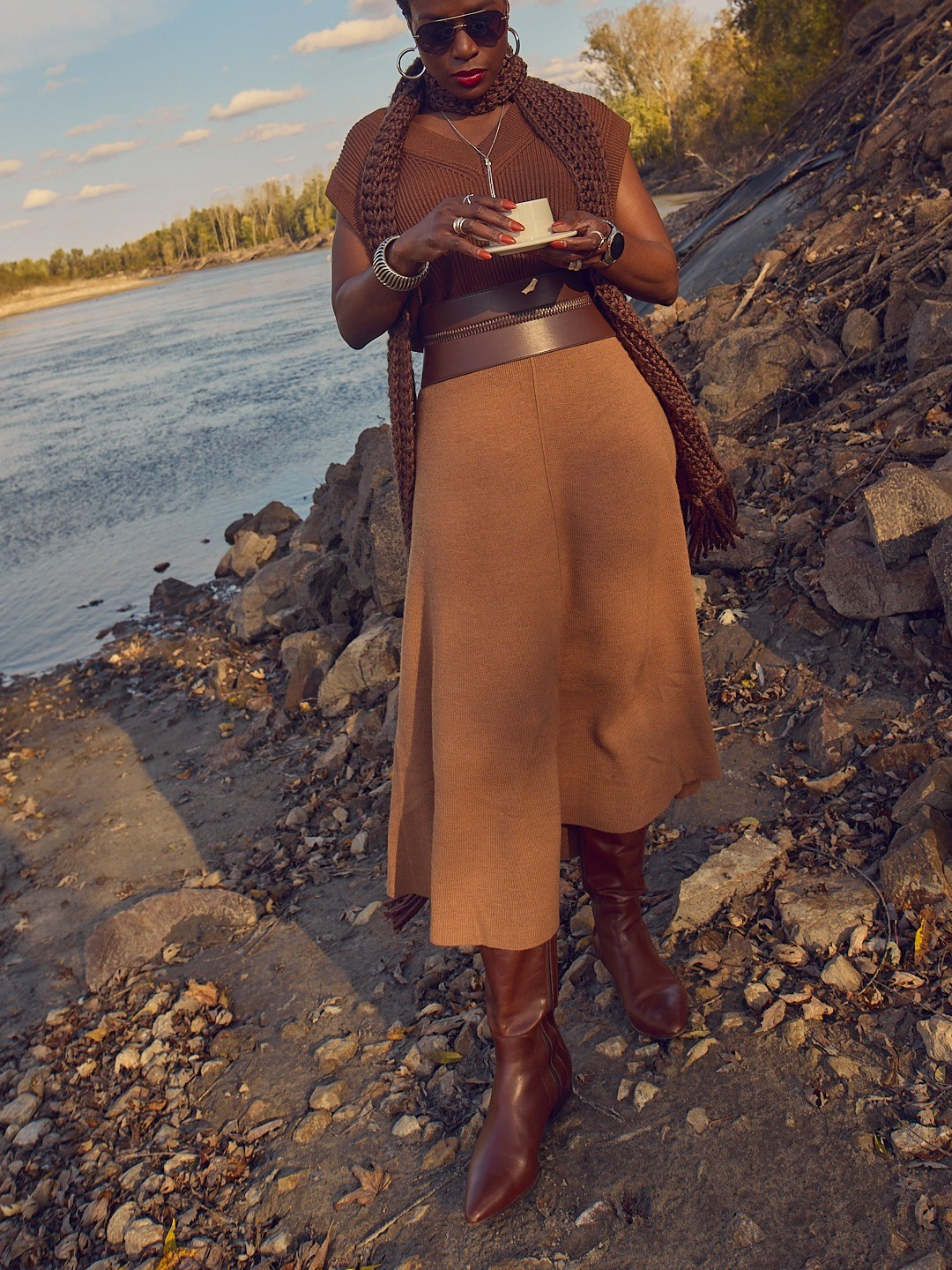 A casual and cozy brown monochrome outfit for Fall 🍂🍁 knitwear, Fall 2025, easy Fall outfits, ASOS, Mango, Revolve, Autumn style, how to style, brown leather boots, sleeveless sweaters

#LTKOver40 #LTKStyleTip #LTKShoeCrush