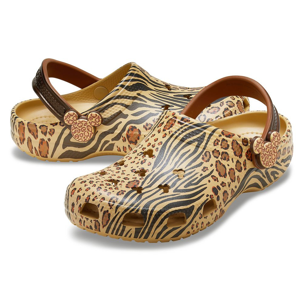 Mickey Mouse Icon Clogs for Adults by Crocs – Animal Print | Disney Store