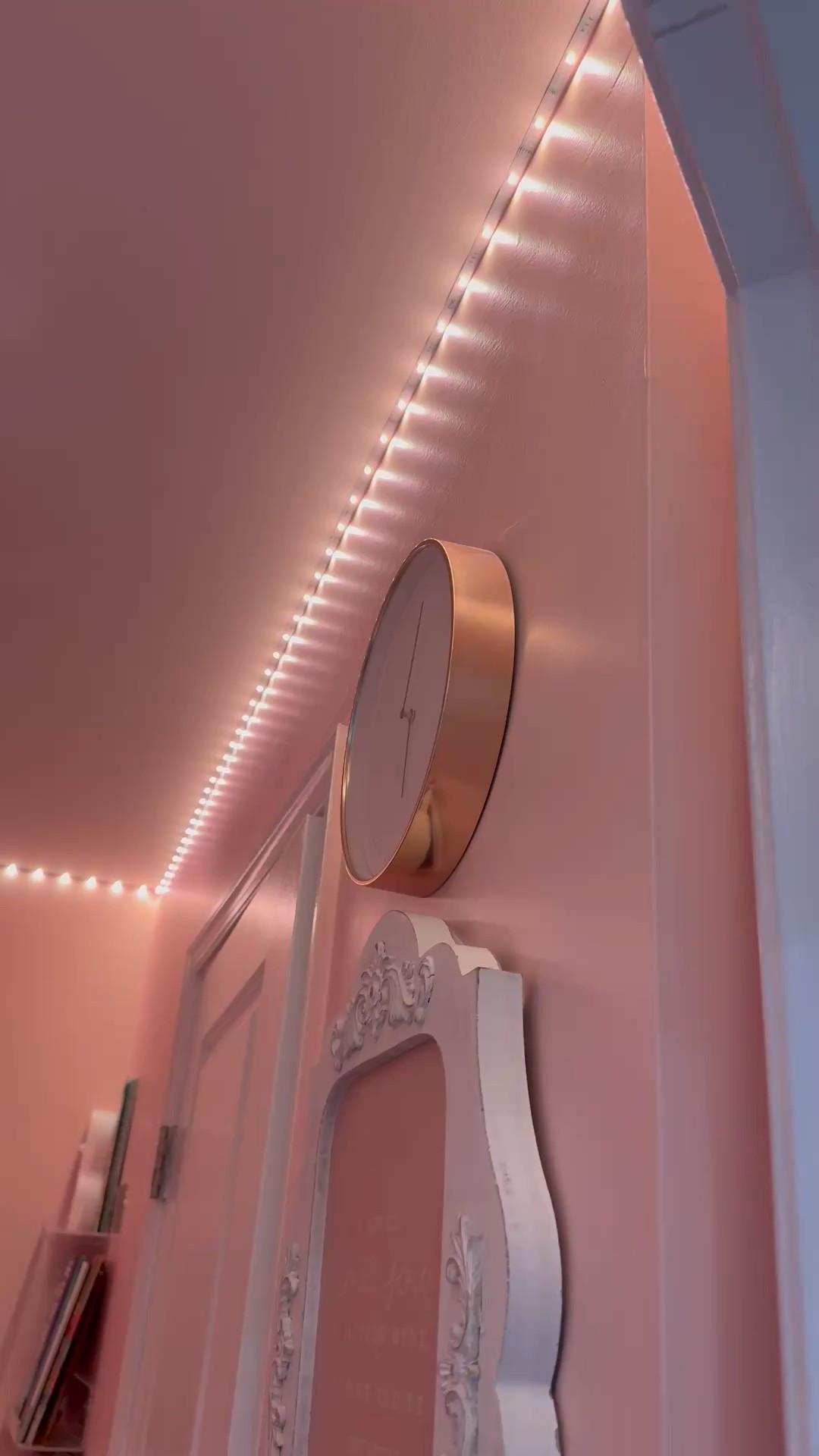 Belle has been asking me to add the strip light to her room since Christmas and I finally it :) she is obsessed! I really love how it turned out. It’s the small touches that make a difference. Kids room makeover , girl’s room, pink room, strip light , GE smart light 

#LTKdayinmylife #LTKHome #LTKmomlife