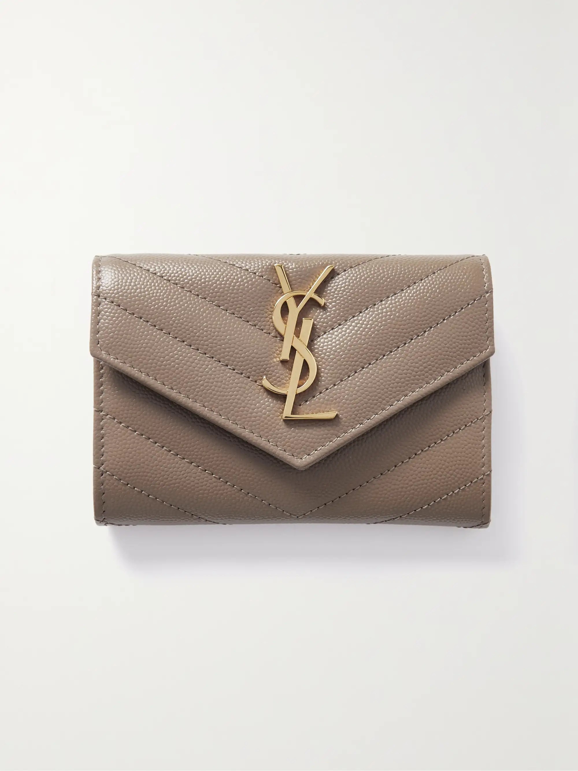 Monogramme Envelope quilted textured-leather wallet | NET-A-PORTER (US)