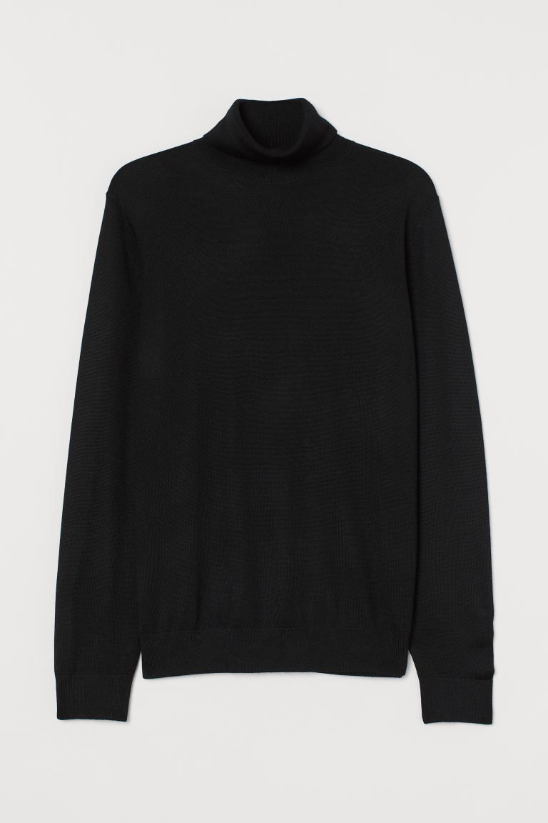 Wool-blend Turtleneck Sweater | H&M (US + CA)