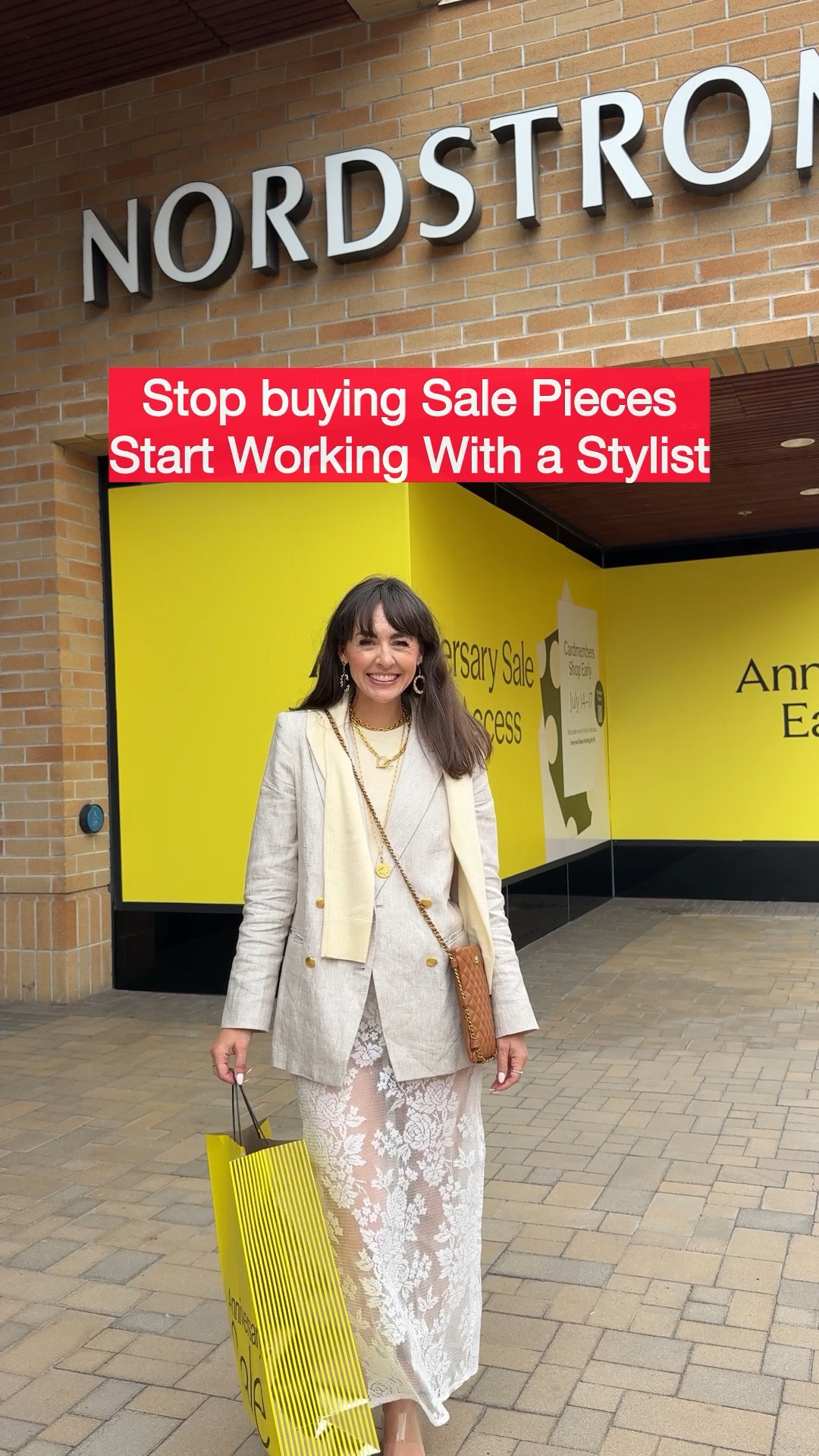 STOP BUYING RANDOM SALE PIECES AND START SHOPPING WITH A STYLIST THAT WILL HELP YOU BUILD OUTFITS YOU ❤️

After 26 years styling clients, 20 of those at Nordstrom by appointment, I'm doing this for free. 

My CC Catalog is ready!

✅ every Jean tested 
✅ customizable capsule wardrobes are ready
✅ one click link to save everything o recommend for you.
✅ One click link to save and score sold 
out items
✅ personal reminders when it’s returned to shop

View the catalog and sign up to be a VIP here ⬇️ 
https://closetchoreography.com/nordstrom-anniversary-sale-catalog/

Use the link below to preview everything on the sale and check your sale shopping status online at Nordstrom.com