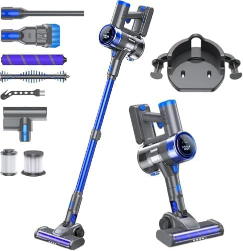 Cordless Vacuum Cleaner, 8-in-1 Strong Power Suction Stick Vacuum Cleaners with 2200 mAh Detachab... | Amazon (US)