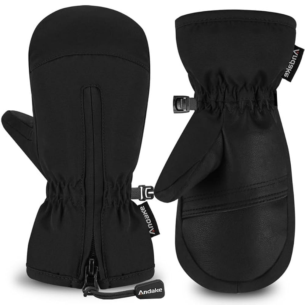 Andake Children's Ski Gloves Mittens Breathable Winter Weather Windproof Warterproof Snowboarding... | Amazon (US)