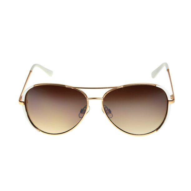 Foster Grant Women's Gold Aviator Sunglasses I04 - Walmart.com | Walmart (US)