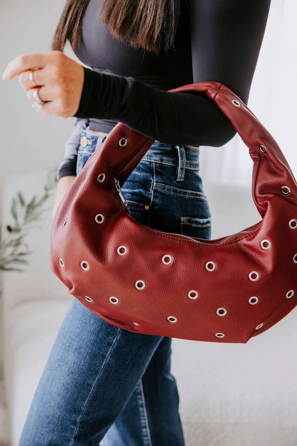 Riot Leather Shoulder Bag | Lauriebelles