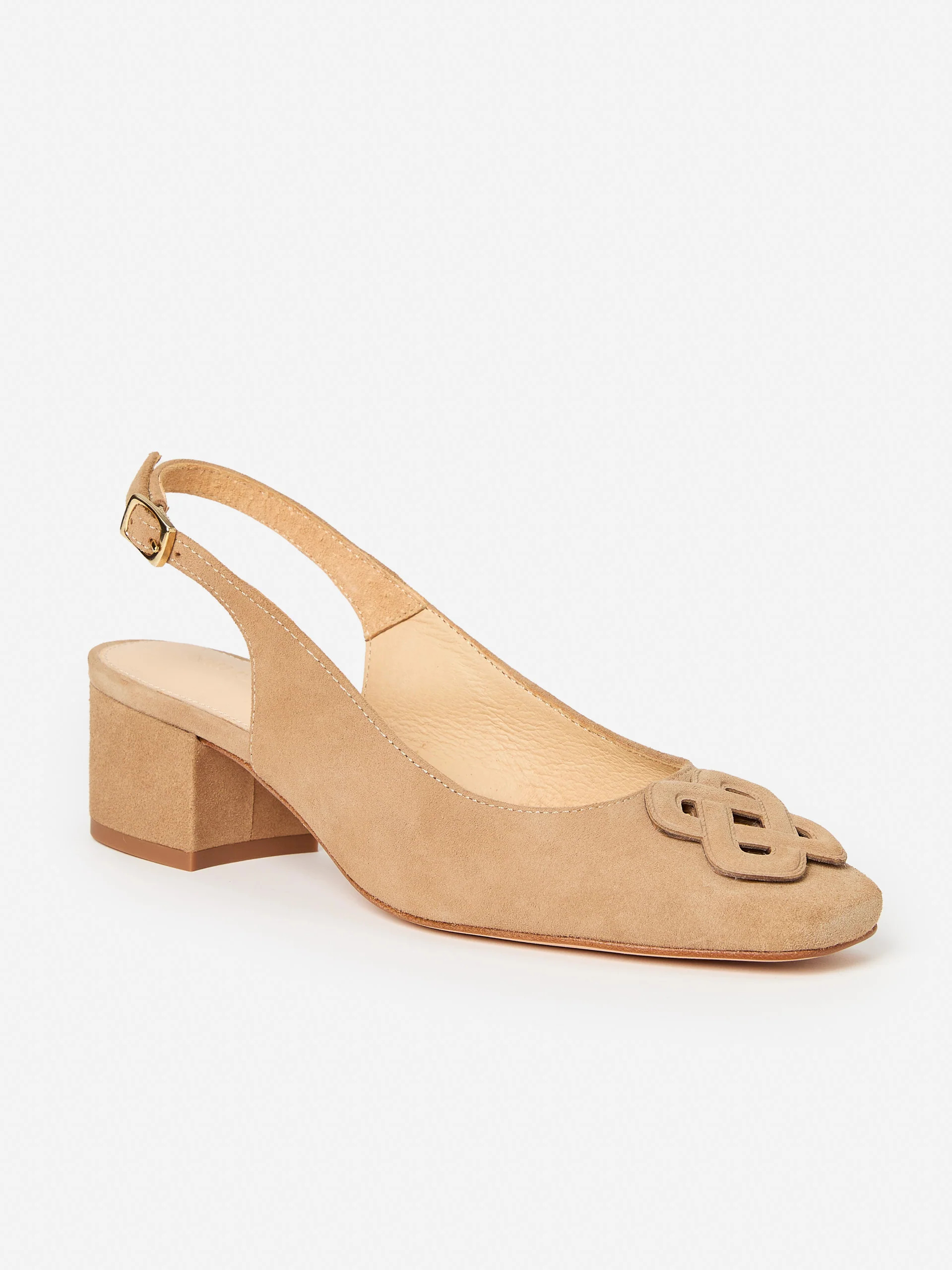 Sofia Suede Slingback Heels | J.McLaughlin