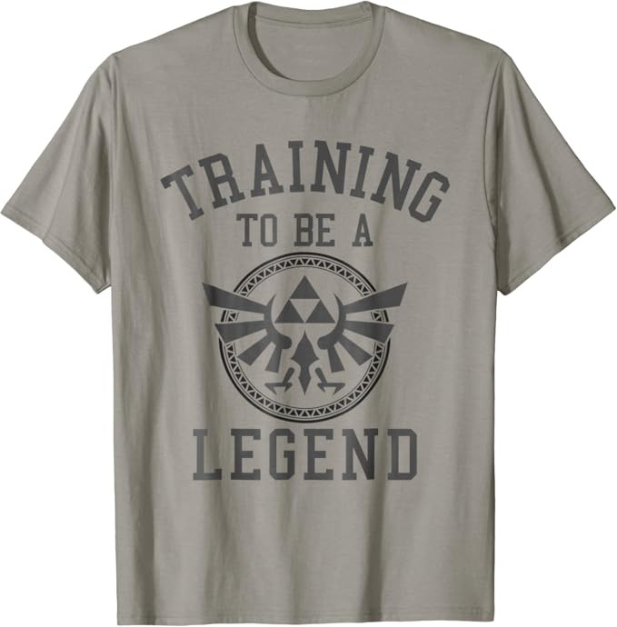 Nintendo Zelda Training To Be A Legend Badge Graphic T-Shirt | Amazon (US)