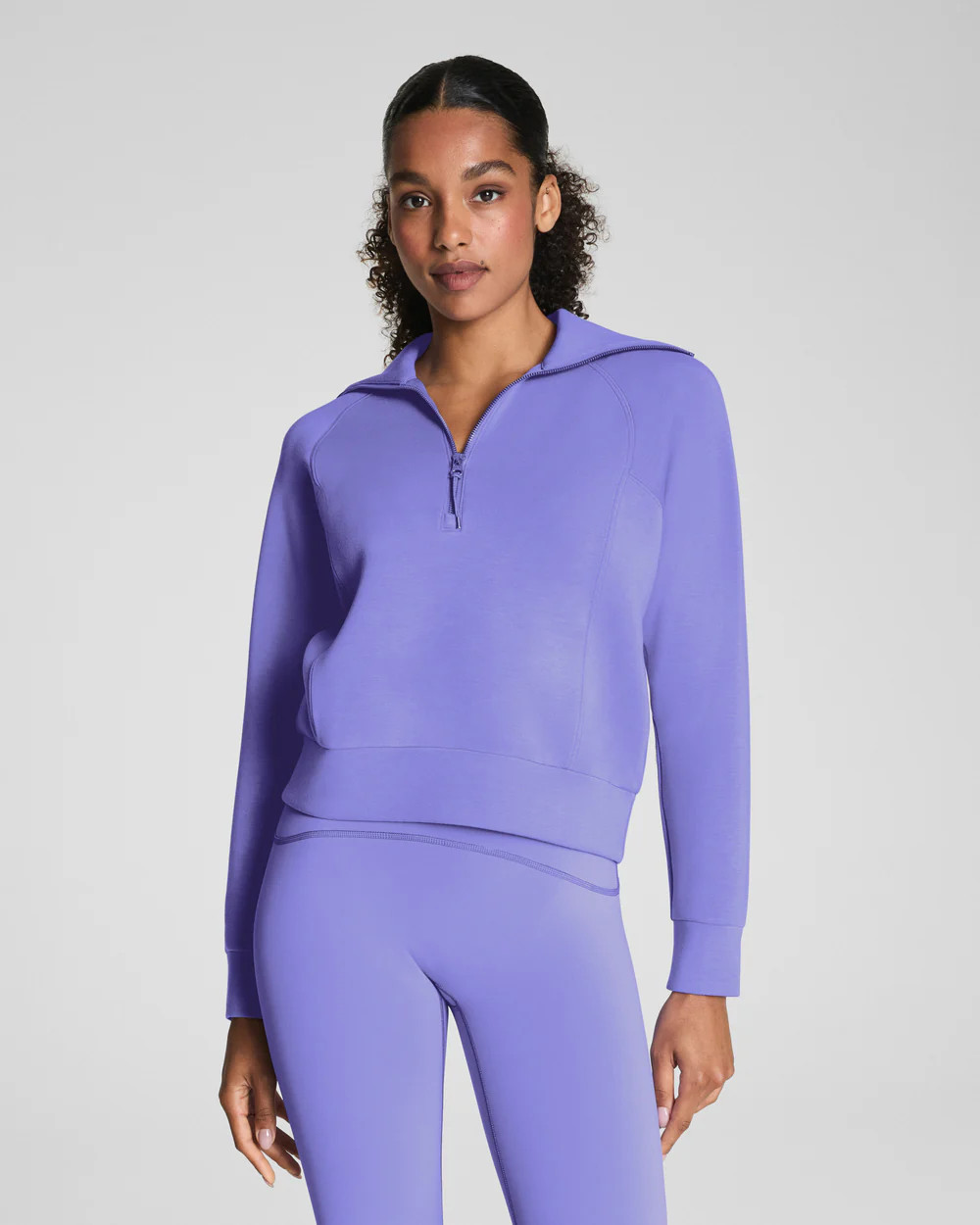 AirEssentials Lightweight Half Zip Sweatshirt | SPANX | Spanx