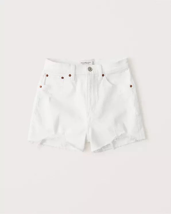 Curve Love High Rise Mom Shorts | Abercrombie & Fitch US & UK