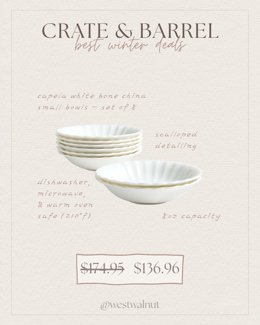 I absolutely adore Crate & Barrel, but since it’s more of an upper-tier brand, I always keep an eye out for their sales.

Right now, they have a few great ones happening, and after browsing, I’ve rounded up my top 9 favorites to share with you! 

These are pieces I genuinely love and would style in my own home, and the best part is snagging them at a discount. If you’ve been eyeing Crate & Barrel for a while, now is such a good time to shop!

#HomeDecorFinds #HomeDecor #CrateAndBarrel 

#LTKHome