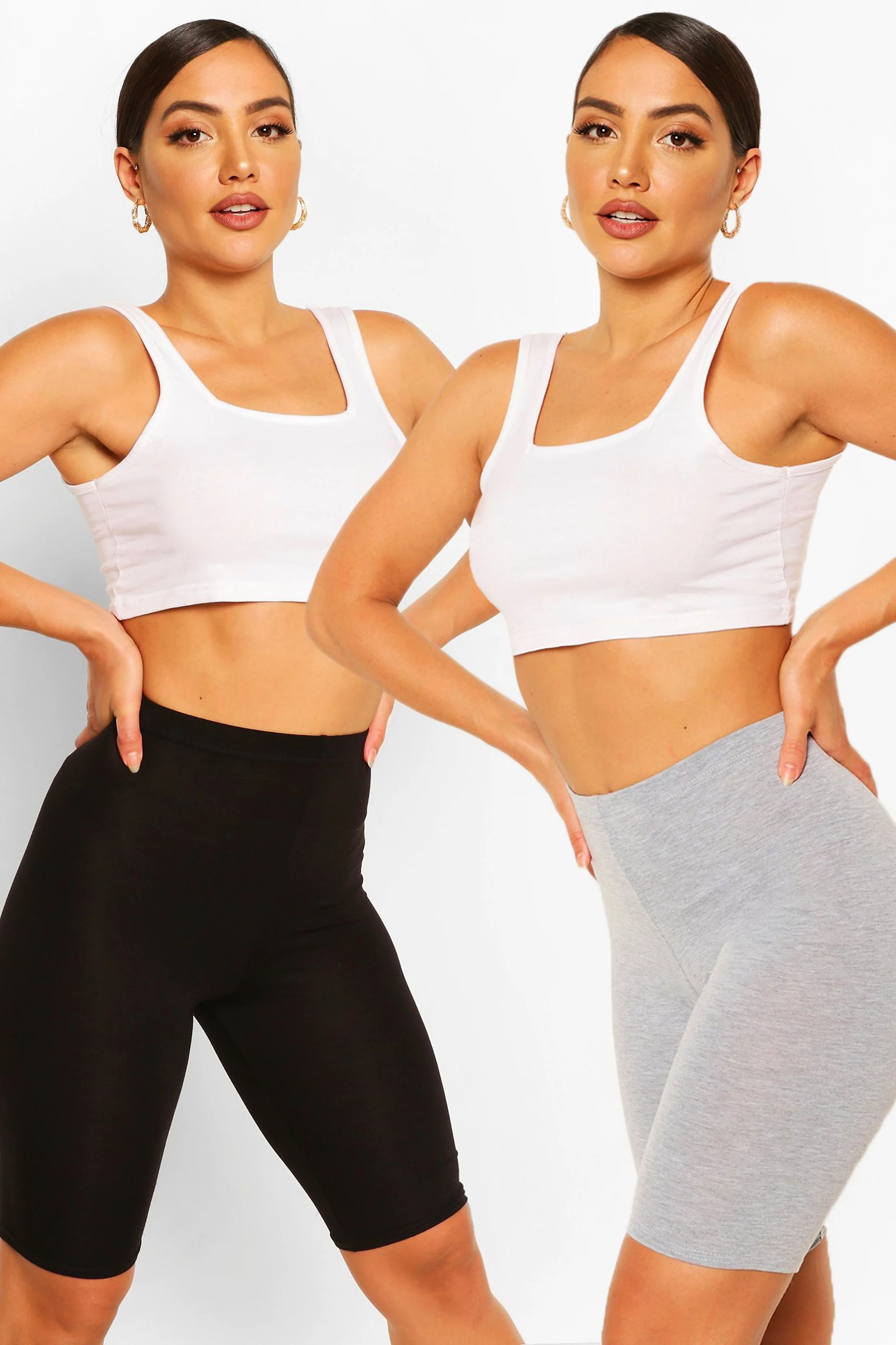 Mixed 2 Pack Biker Short | Boohoo.com (US & CA)