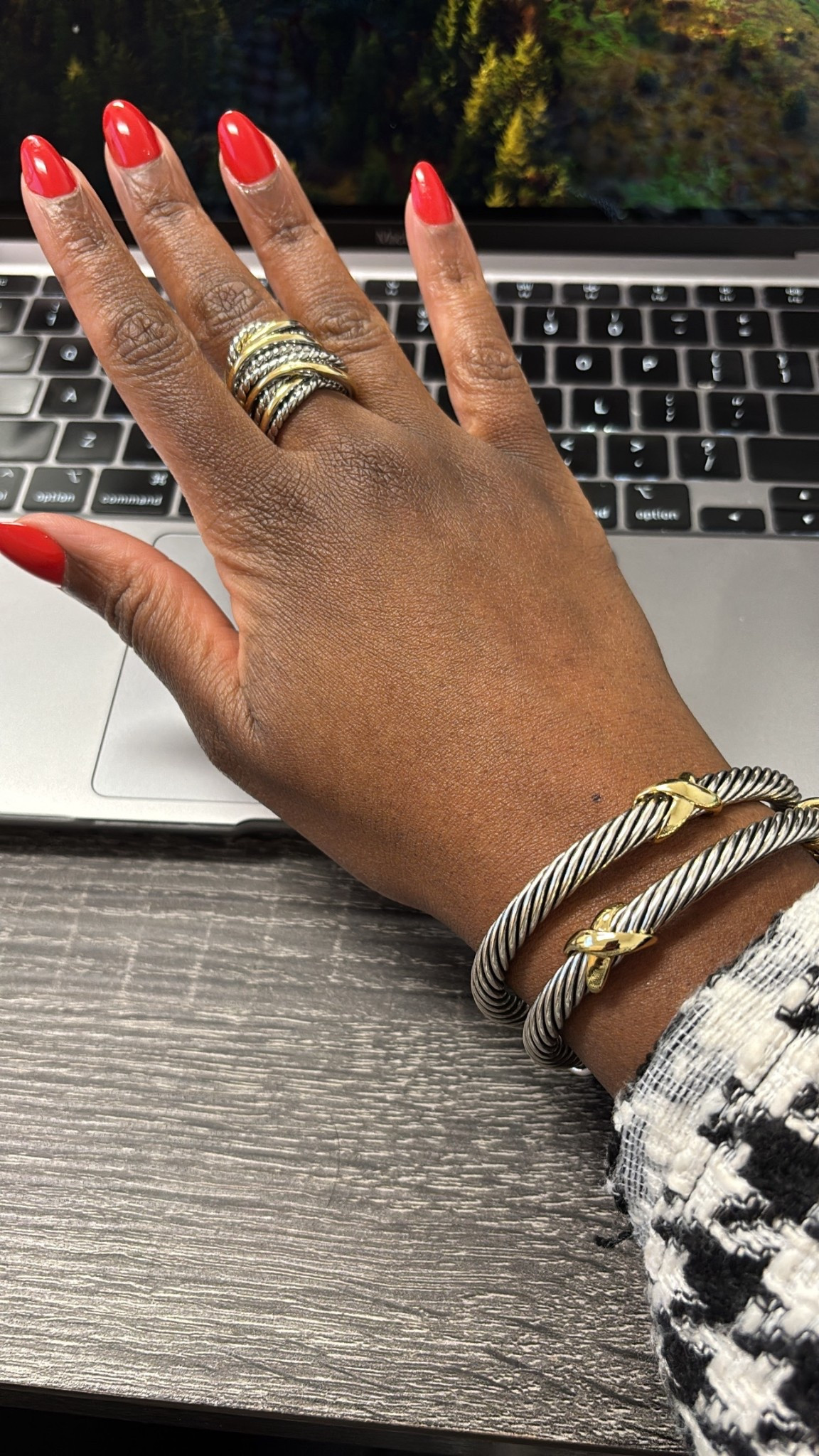 Before I invested in my David Yurman pieces, I got these dupes and the quality is amazing! 

#LTKStyleTip