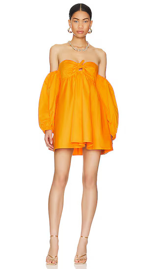 Saint Lucia Mini Dress in Orange | Revolve Clothing (Global)