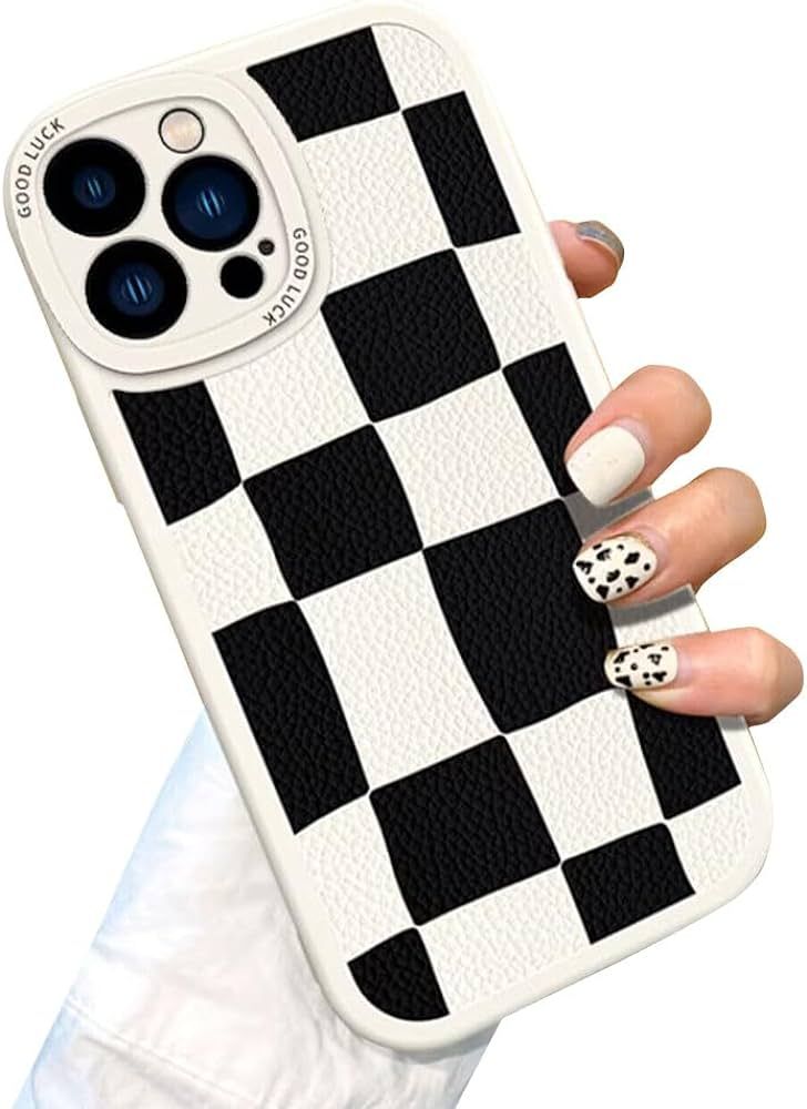 Casechics Compatible with iPhone Case,Aesthetic Design Retro Classic Grids Plaid Checkered Checke... | Amazon (US)