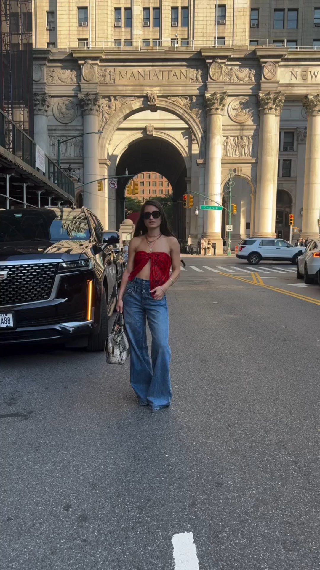 Walking out of this summer like…
.
Happy Last Day Of Summer 🌞
Follow for more NYFW content & transition to fall styling 
.
.
.
New York fashion week, summer style, fashion influencer, outfit inspiration, nyc fashion blogger, nyc style blogger, Pinterest fashion, Pinterest aesthetic, Pinterest outfit, how to style a scarf, scarf as a top, scarf top, polka dot fashion, polka dot, baggy jeans, balloon pants, style inspiration, fall equinox, last day of summer, nyfw 
.
#nyfwstreetstyle #nyfw #nycinfluencer #nycfashionblogger #nycstyle #nyclifestyle #fashionbloggerstyleblogger #nycfashion #lifestyleinfluencer #summerfashion #outfitinspo #newyorkfashionweek #nycstreetstyle #newyorkstyle #fashionweek #fashionmonth #lastdayofsummer #fallequinox