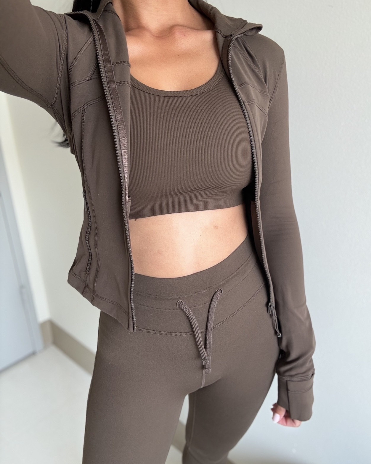 love all things @lululemon walnut crunch ! 

nulu ribbed scoop neck bra, cropped nulu define, groove drawcord hr tight 25”, yoga, Pilates, athleisure, petite.

#LTKfitnessgoals #LTKootd #LTKPetite