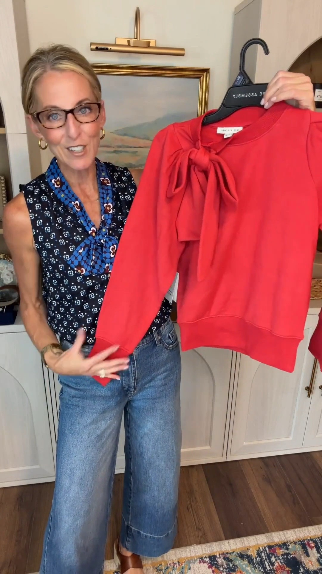 Your @walmart bestie has once again found the cutest new arrivals out there. These are all amazing quality, on trend and you know the prices are great! I can’t get over the tie neck on these sweatshirts and the new jeans… you can’t be serious?!? 
Fall new arrivals, casual fall outfit inspo, tailgating tops

#LTKWorkwear #LTKOver40 #LTKSeasonal