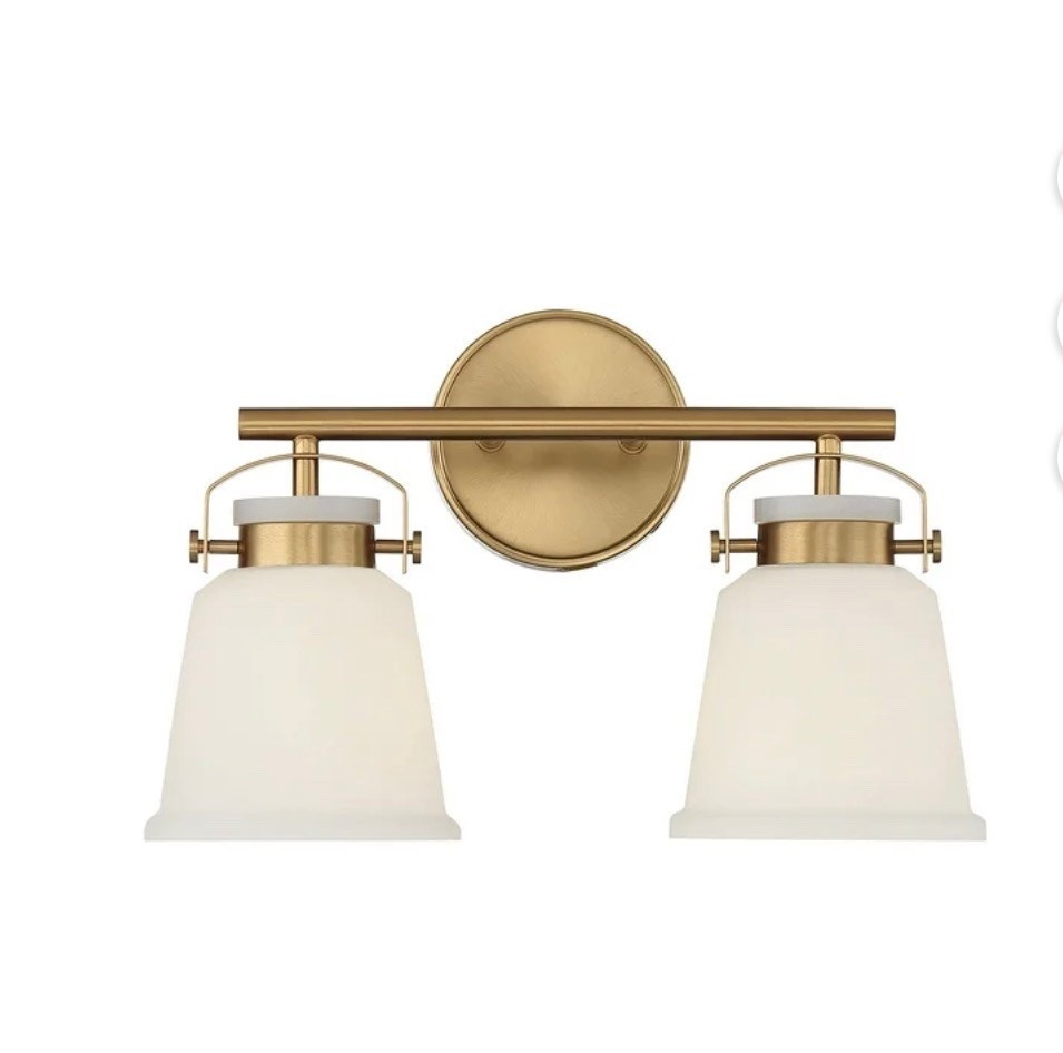 a gorgeous, classic bathroom light 