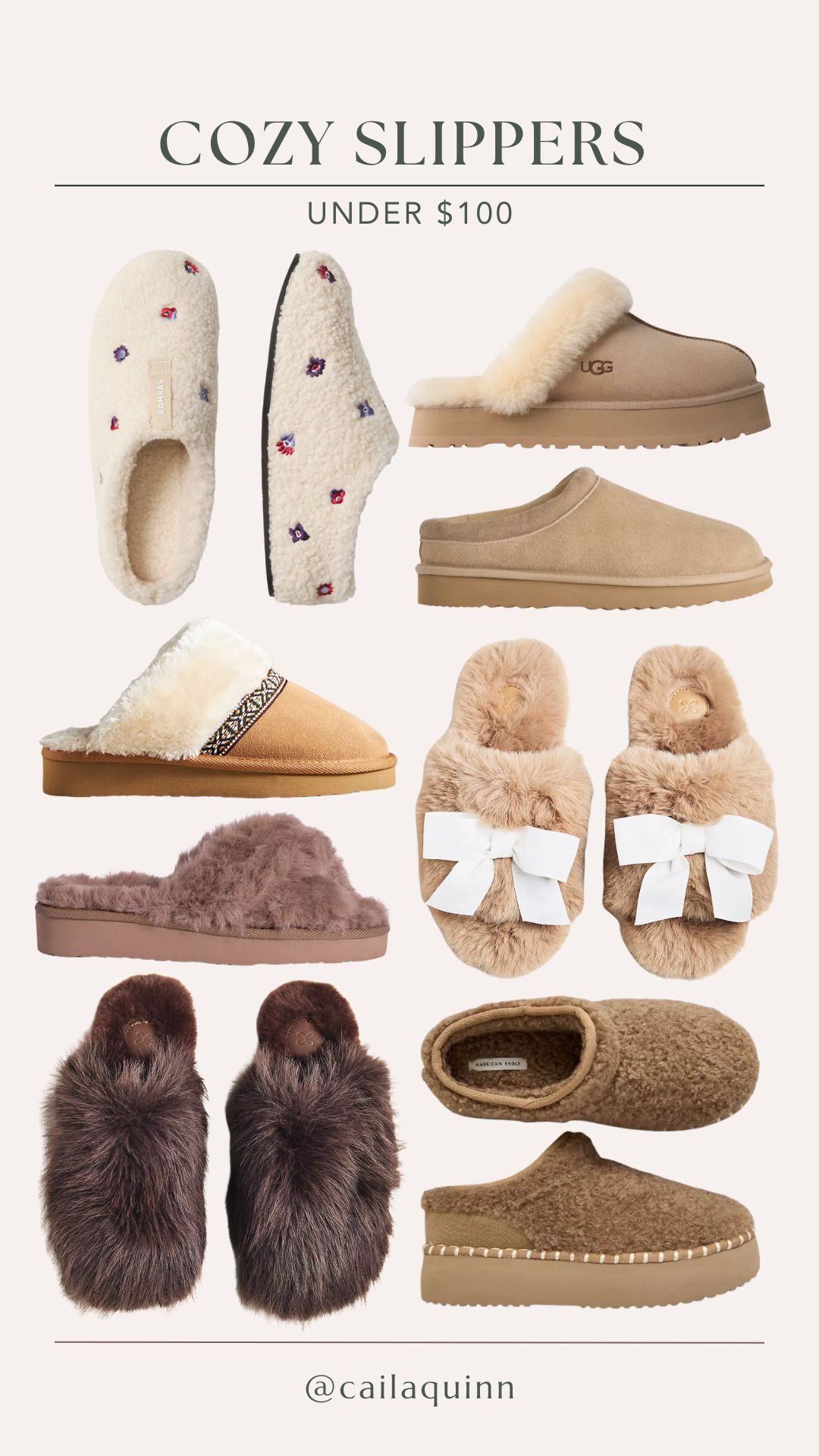 Cozy slippers under $100 

 #LTKdayinmylife #LTKgrwm