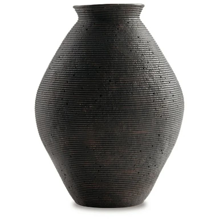 Signature Design by Ashley Casual Hannela Vase  Antique Brown - Walmart.com | Walmart (US)